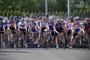 Starting line for race