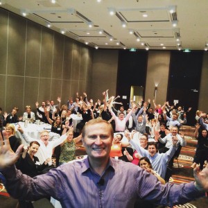 Some of the 1,000 recruiters that came to the RCSA Greg Savage Masterclass 2015